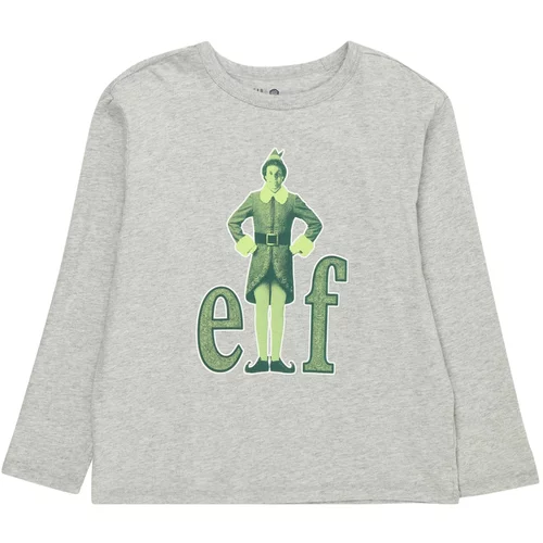 GAP Majica 'ELF' siva melange / zelena / svijetlozelena / tamno zelena