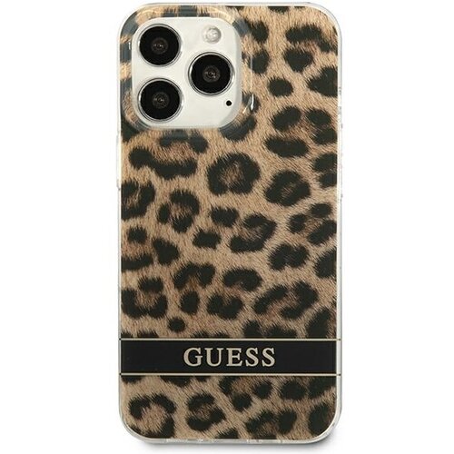 Guess zaščitni ovitek Hardcase Leopard Brown, Iphone 13 Pro, (20720760) Cene