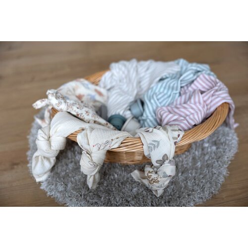 Bubaba by FreeON tetra plenica muslin 2/1, beige slonček, 70 x 70 cm beige Slike