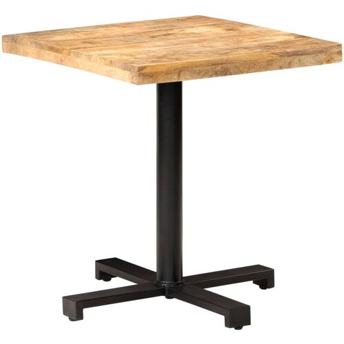  The Living Store Bistro mizica kvadratna 70x70x75 cm robusten mangov les - Bistro Miza, (21501770) Cene