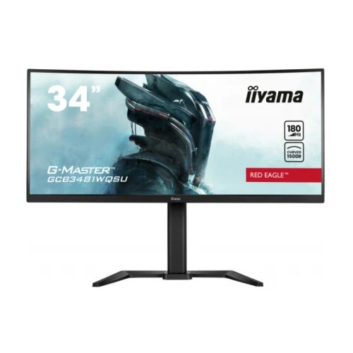 Iiyama monitor 34" g-master GCB3481WQSU-B1 va 3440x1440/180Hz/0.3ms/HDMI/DP/USB Cene