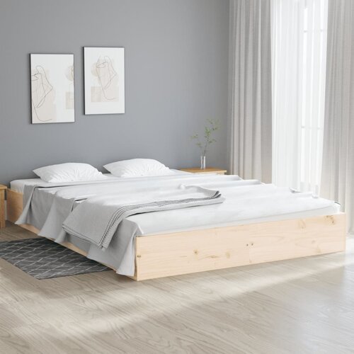 Furnova Posteljni okvir iz trdnega lesa 140x200 cm, (21939268) Slike