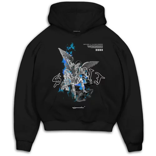 MJ Gonzales Sweater majica 'SAINT V.1' plava / siva / crna / bijela