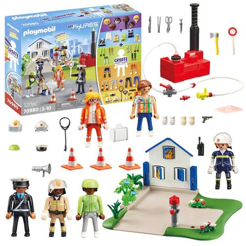Playmobil moje figure spasilačke akcijske figure 120 komada Slike