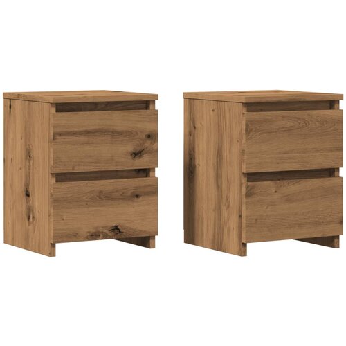 vidaXL Nočna omarica 2 kosa artisan hrast 30x30x40 cm inženirski les Cene