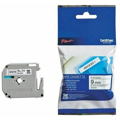 Brother trak pt MK221 bel/črn 9mm BRMK221BZ Slike