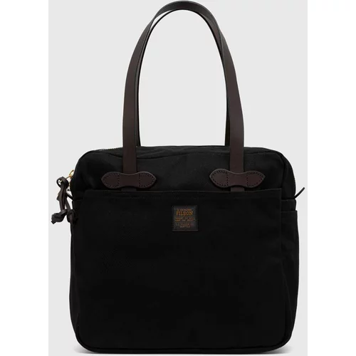 Filson Torba Tote Bag With Zipper boja: crna, FMBAG0070
