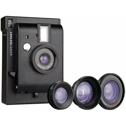 Lomography Lomo&amp;#039;Instant Mini + 3 Lenses Black Slike