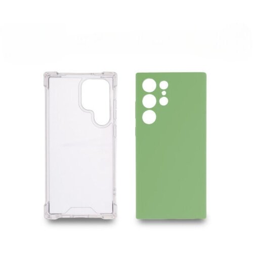  Just in case maska silikonska 2in1 za samsung S23 ultra/ providna/zelena Cene
