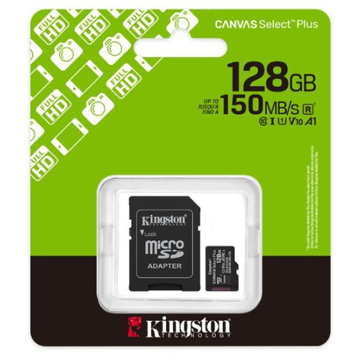 Kingston SelectPlus gen 3 MikroSD Memorijska kartica 128GB Cene