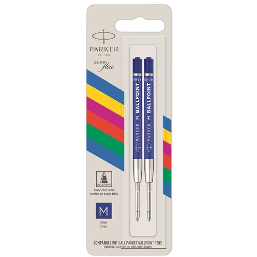 Parker refil za hemijsku olovku Royal Quink Blue M PVC Slike