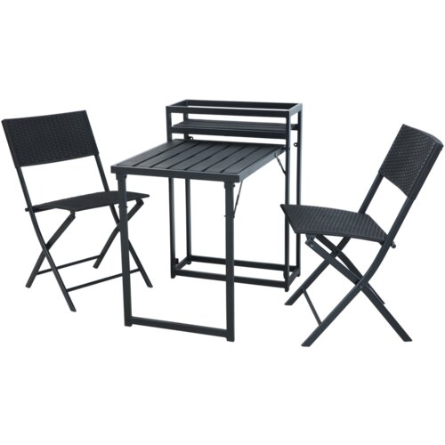 Molarem Home Sklopivi balkonski set - Crni Cijene
