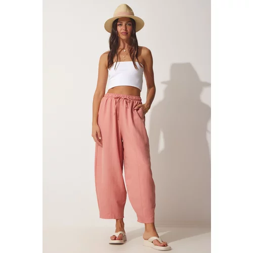 Happiness İstanbul Pants - Pink - Carrot pants