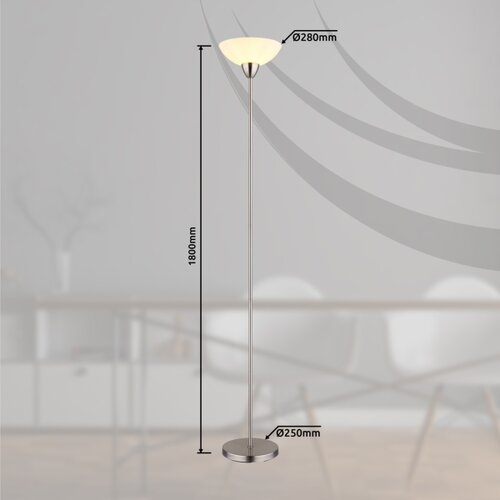 Globo 59945 - Podna lampa LIMA 1xE27/60W/230V Slike