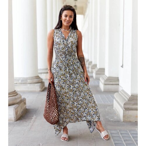 UR/CEO Navy floral dress Napolitano Slike