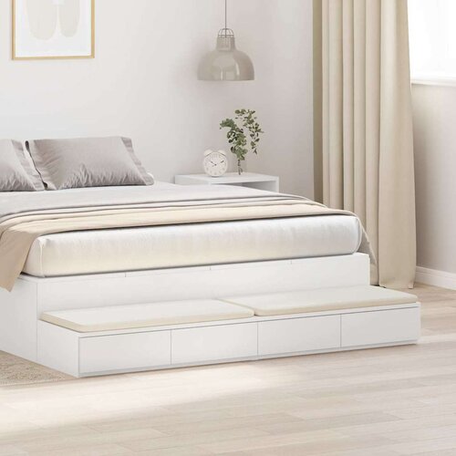  Ladice za krevet Bijelo 150 x 36,5 x 16,5 cm Konstruirano drvo Cijene