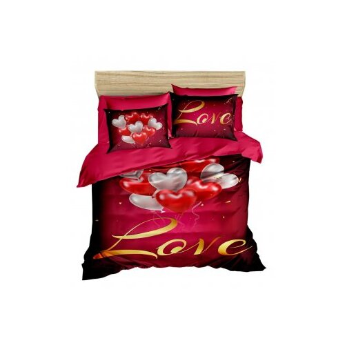 Lessentiel Maison set posteljine 156, 160x220cm, crvena Cene