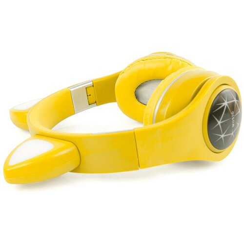 OXE Bluetooth brezžične otro&amp;scaron;ke slu&amp;scaron;alke z nau&amp;scaron;niki, rumena, (20539802) Slike