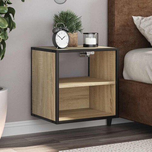 vidaXL Zidni noćni ormarići 2 kom sonoma hrast 40x31x39,5 cm Cijene