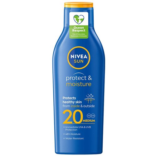 Nivea SUN PROTECT & MOISTURE Hidratantni losion za sunčanje SPF 20 200 ml Cijene