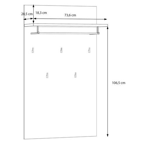 CARRYHOME GARDEROBNI PANEL Slike