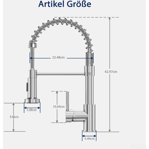 EYN Nizkotlačna kuhinjska armatura za grelnik (bojler) s priklopom na tri cevi | Pipa NT1614 Slike