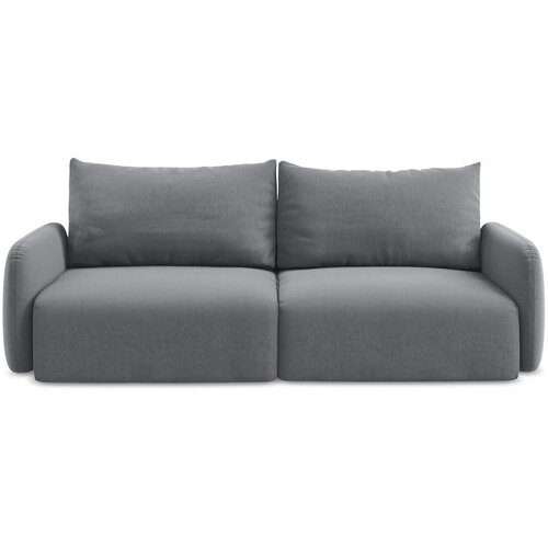 Makamii Siva baršunasti sklopiva/s prostorom za odlaganje sofa 238 cm Kalena – Cene