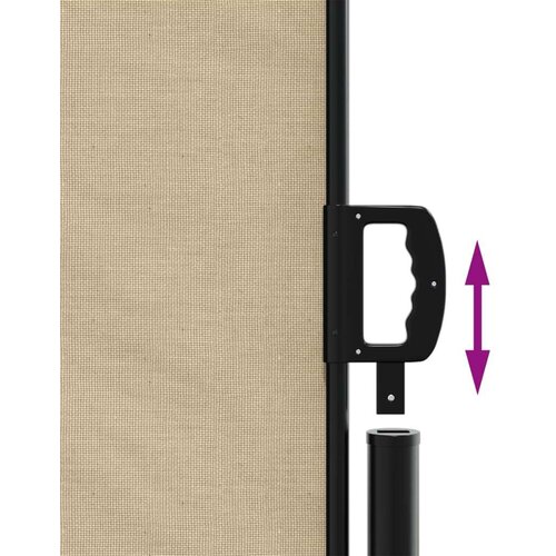  Bočna tenda na uvlačenje bež 100 x 300 cm Slike