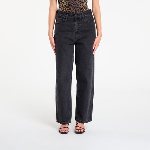Carhartt WIP Hlače W&amp;#039; Brandon Pant Black Stone Washed S Slike
