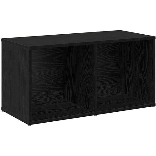  Set TV komoda Zidne 4 pcs Crni hrast 37 x 37 x 72 cm Slike