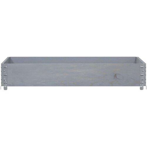  Okviri za palete sivi 120 x 80 cm od masivne borovine Slike