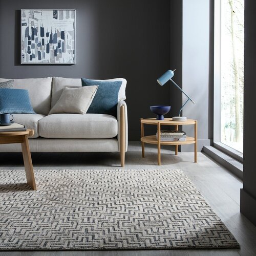 Flair Rugs Siva preproga 160x230 cm Rhett &amp;ndash; Slike
