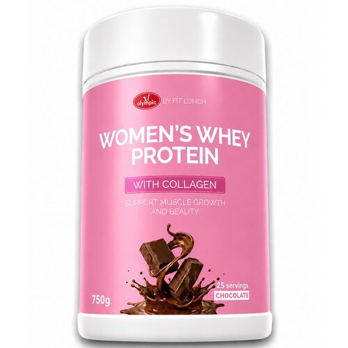 Olympic Woman&amp;rsquo;s Whey Protein sa Kolegenom Čokolada 750g Slike