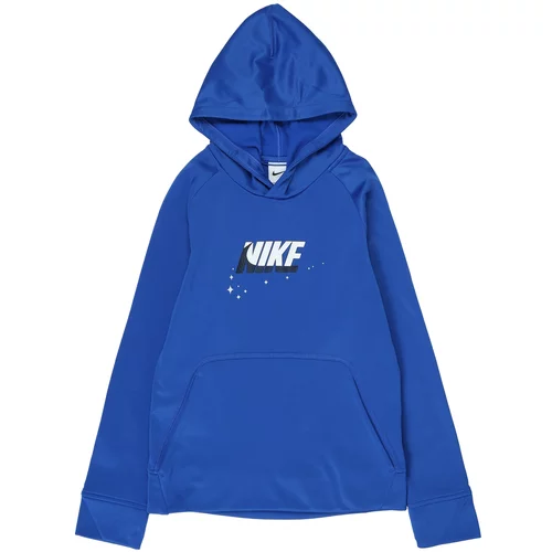 Nike Sportska sweater majica noćno plava / kraljevsko plava / bijela