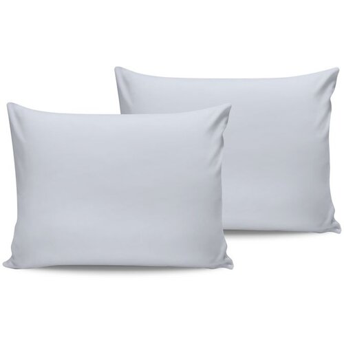  De White White Satin Pillowcase Set (2 Pieces) (EU) (IT) Cene