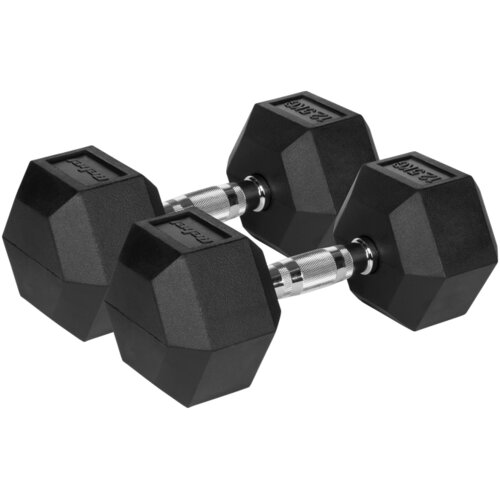 Rebel Gumirane bučice od lijevanog željeza HEX 2x12,5 kg ACTIVE Slike