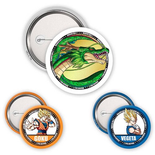 Abystyle Badge - Dragon Ball - Goku, Vegeta, Shenron - Badge Pack Cene