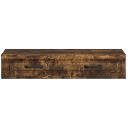 Stolna montirana na zid Dimljeni hrast 87 5 x 34 5 x 17 cm Slike