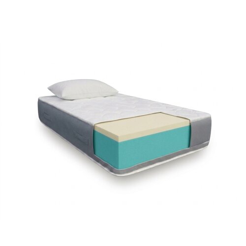 Ns foam Du&scaron;ek Memory basic, H4, Sky Cell, 160 x 190 cm, Belo - sivi Cene