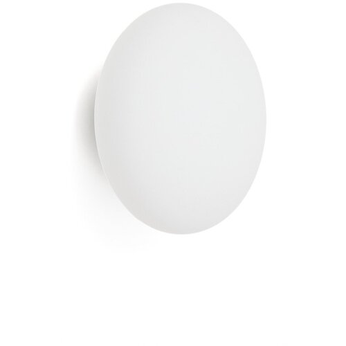 Kave Home Bijela/u srebrnoj boji zidna lampa &oslash; 26 cm Bamila &ndash; Cijene