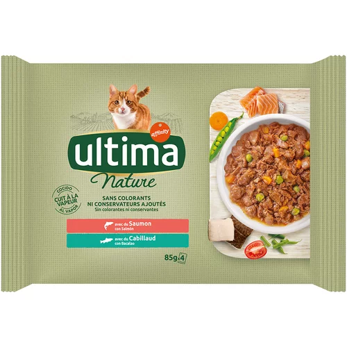 Affinity Ultima Ultima Cat Nature 4 x 85 g - Losos in polenovka