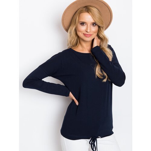 BASIC Feel Good Blouse-RV-BZ-5122.13P-navy blue Cene