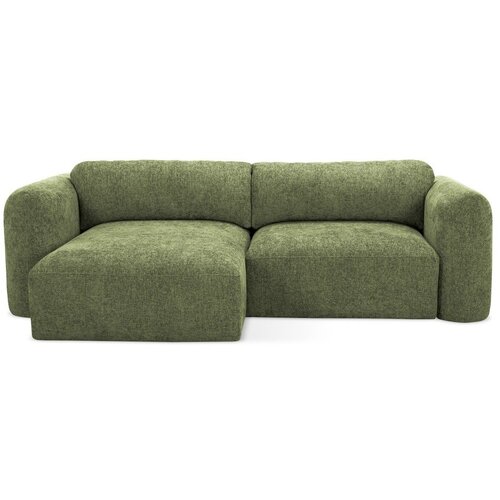 Makamii Zelena sklopiva/s prostorom za odlaganje kutna garnitura od &amp;scaron;enila (s lijevim kutom/s ležaljkom) Mele &amp;ndash; Slike