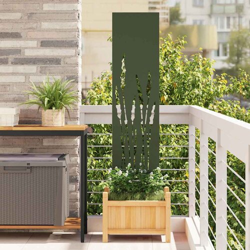 vidaXL Privatnost u vrtu Rezbarija Maslinovo zelena 32 x 140 cm Cijene