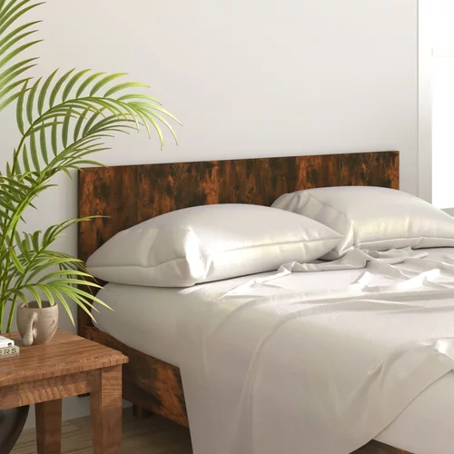  Uzglavlje za krevet boja dimljenog hrasta 160x1,5x80 cm drveno