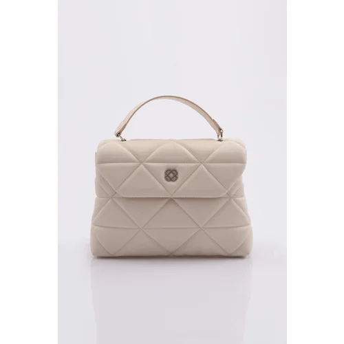 DGN 7267 Women's Daily Shoulder and Cloth Bag Beige