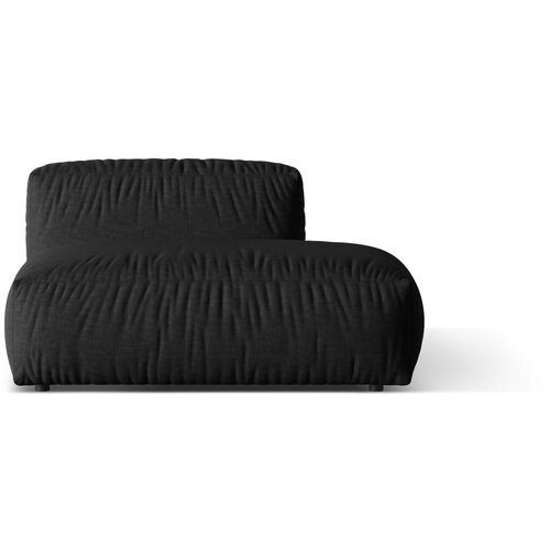 Micadoni Crna modularna sjedeća garnitura (s desnim kutom) Martina &amp;ndash; Home Slike