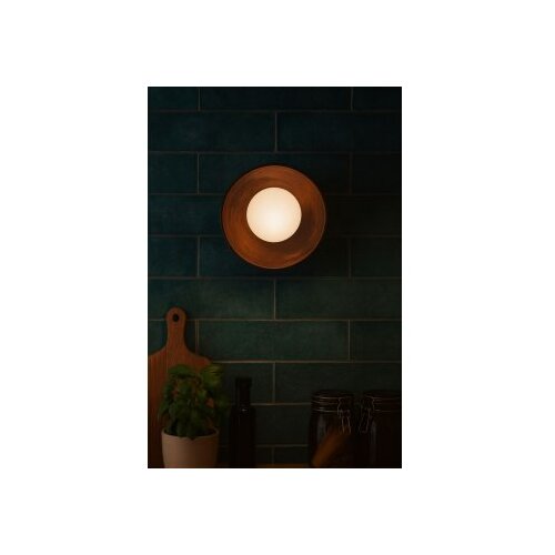 Opviq Smeđa zidna lampa &amp;oslash; 24 cm Elsa &amp;ndash; Slike