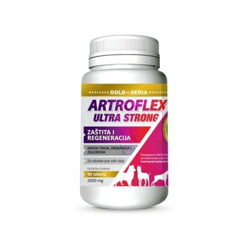 Strong Artroflex Ultra Gold zaštita i regeneracija zglobova za pse 90 tableta/2000 mg Slike