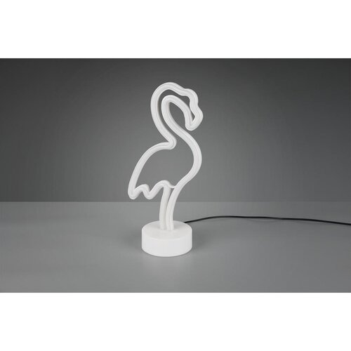 Trio Leuchten Neon tafellamp wit incl. LED - Flamenco Slike
